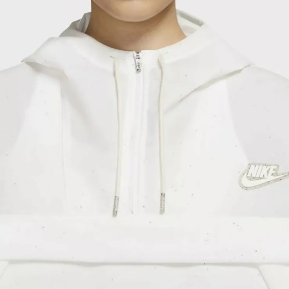 Nike Women’s Waterproof Anorak Jacket Pullover Sustainable, White - Picture 9 of 9